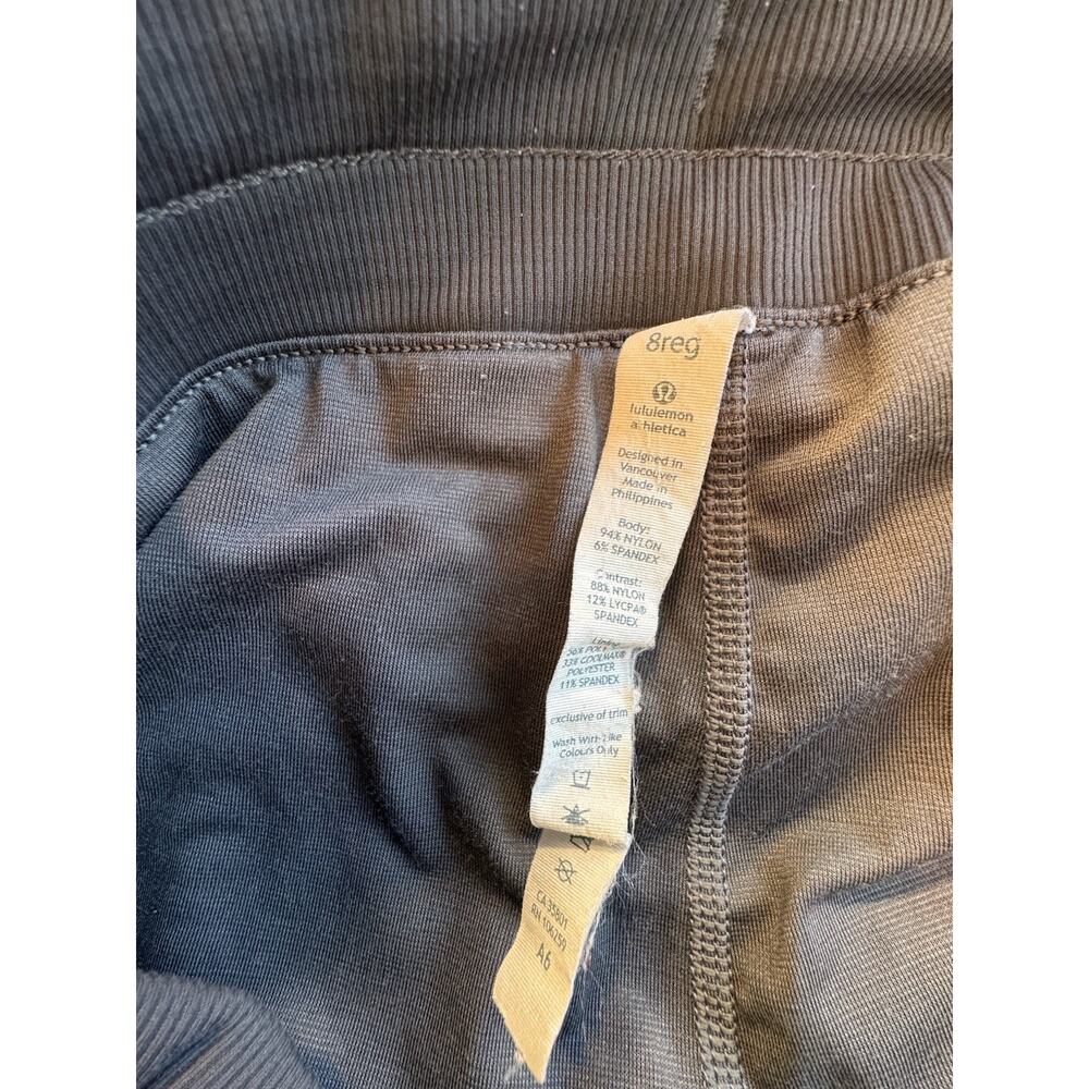 Lululemon Gray Lined Ripstop Drawstring Pants Sz 8 - image 7